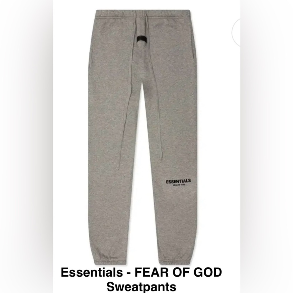 Fear of God Essentials Sweatpants - Dark Oatmeal, Medium
